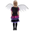 Girls Halloween Skull Dark Angel Costumes For Kids
