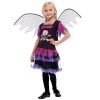 Girls Halloween Skull Dark Angel Costumes For Kids