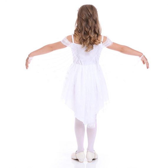 Girls Cute Halloween Dress Suit Angel Costumes For Kids