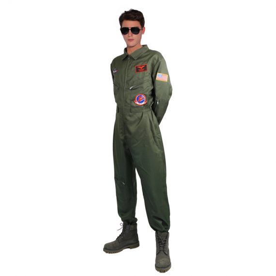 Top Gun Costume Adult Halloween Movie Cosplay Outfit