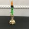 Halloween Green Skull Candle Holder Light Decoration Lamp