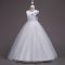Girls Evening Dress Princess Costumes White Skirt For Kids