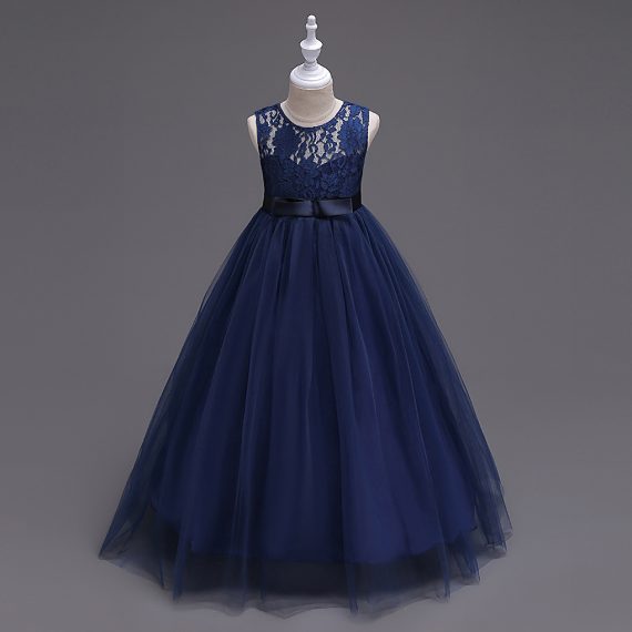 Princess Outfit Costumes Deep Blue Long Skirt
