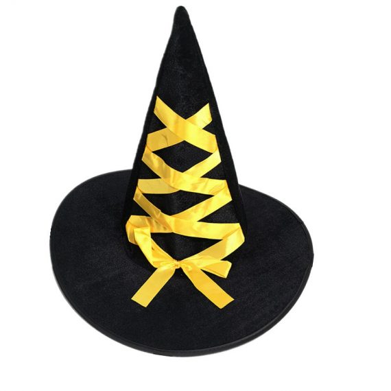 Halloween Witch Magician Yellow Hat