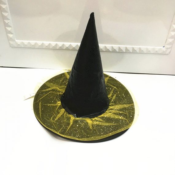 Halloween Witch Wizard Yellow Hat
