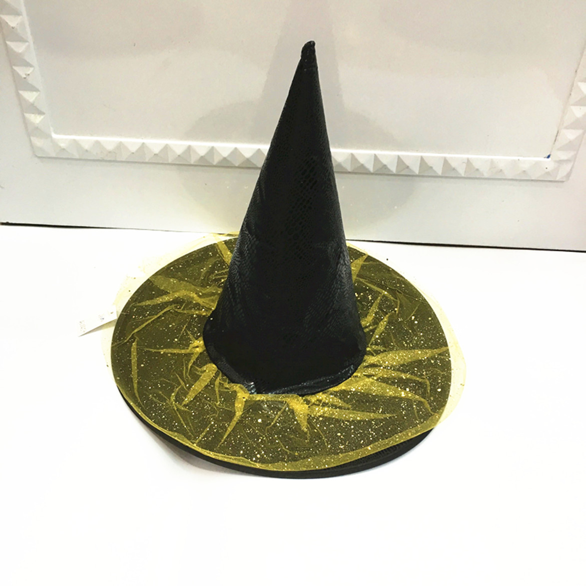 Halloween Witch Wizard Yellow Hat - MYanimec