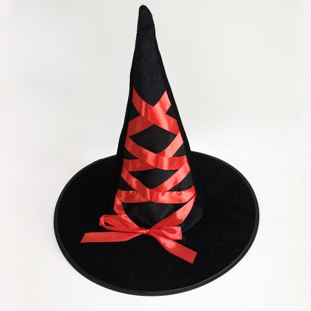 Halloween Witch Magician Red Hat