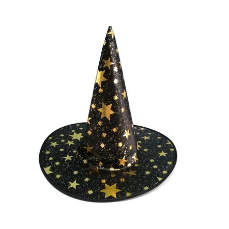 Halloween Witch Wizard Bronzing Hat