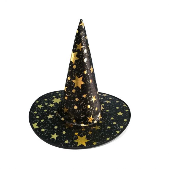 Halloween Witch Wizard Bronzing Hat