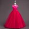 Girls Evening Dress Princess Costumes Red Skirt For Kids