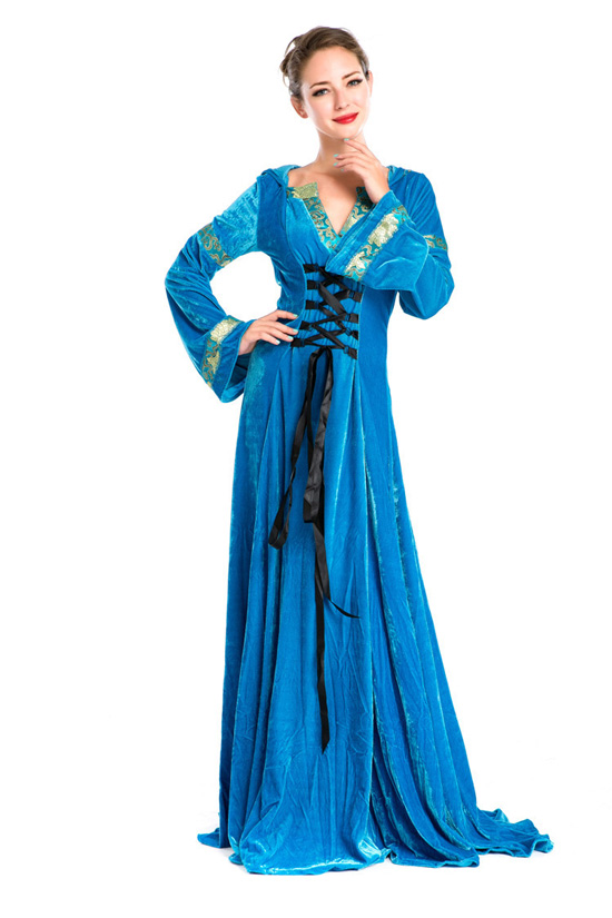 Womens Medieval Royal Dress Costume