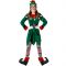 Womens Green Christmas Fairy Costume Outfit