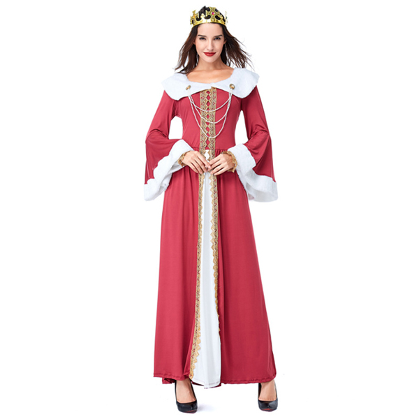 Womens Medieval Queen Costume - MYanimec