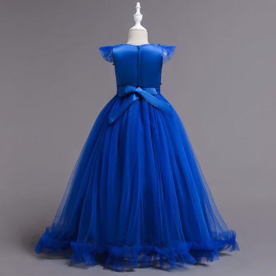 Princess Outfit Costumes Blue Long Skirt