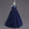 Princess Outfit Costumes Deep Blue Long Skirt