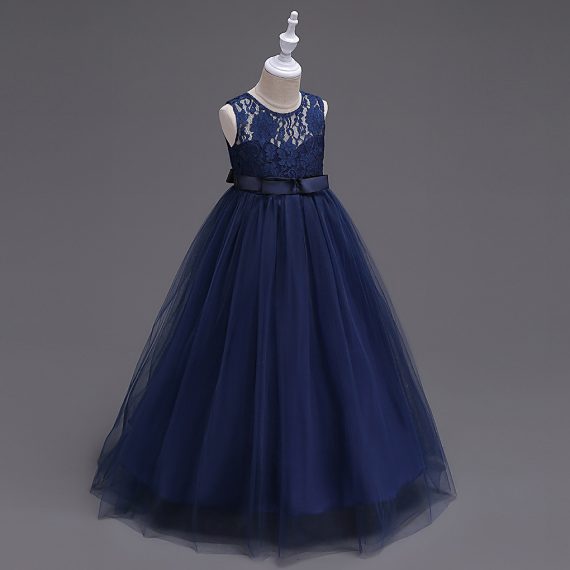 Princess Outfit Costumes Deep Blue Long Skirt
