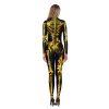 Halloween Costume Skeleton Suit Outfit For Woman