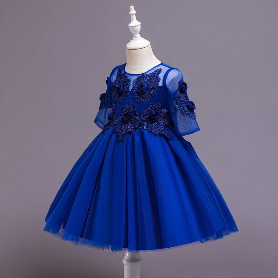 Princess Costumes Outfit Blue Skir Dress
