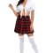 Womens Traditional Irish Kilt Style Costume