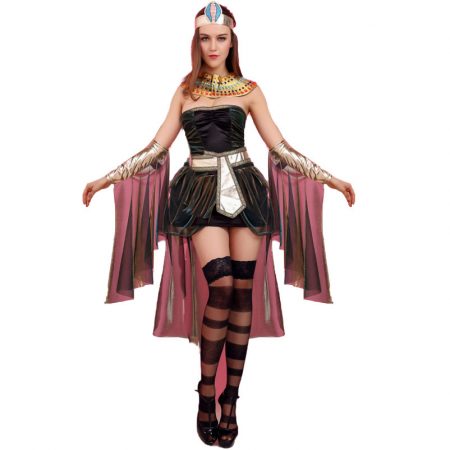 Womens Egyptian Cleopatra Cosplay Halloween Costume