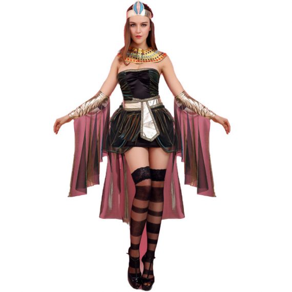 Womens Egyptian Cleopatra Cosplay Halloween Costume