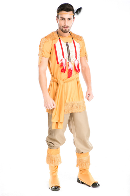 Mens Native Indian Halloween Costume