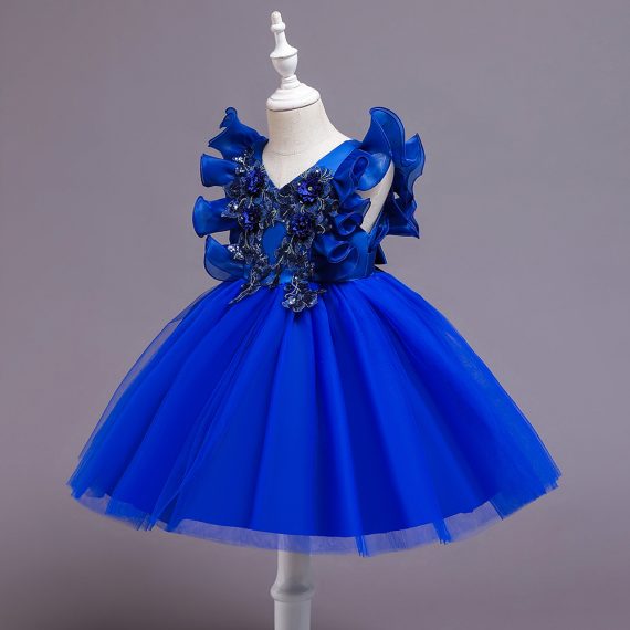Princess Costumes Outfit Blue Dress