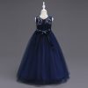 Princess Outfit Costumes Deep Blue Long Skirt