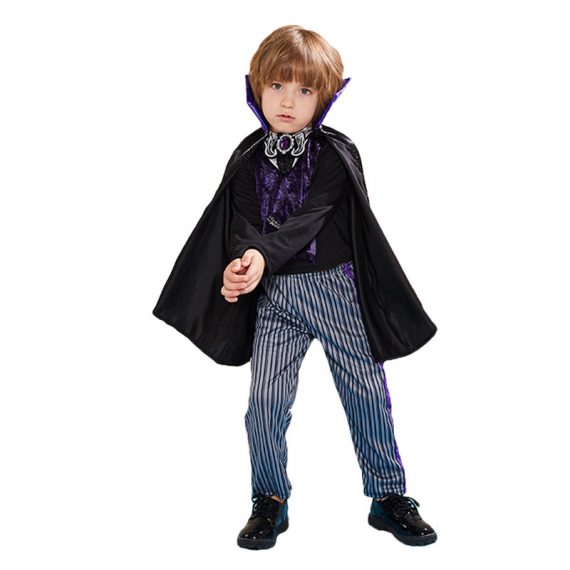 Halloween Vampire Costume Outfit For Kids