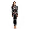 Halloween Woman Skeleton Costume Bodysuit