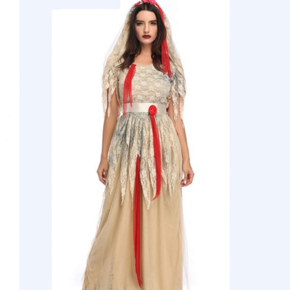 Adult Ghost Bride Halloween Womens Costume