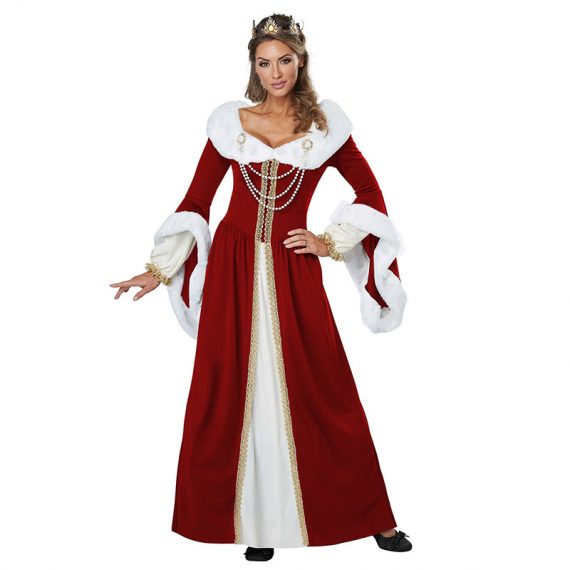 Queen And King Cosplay Suit Couples Halloween Costumes