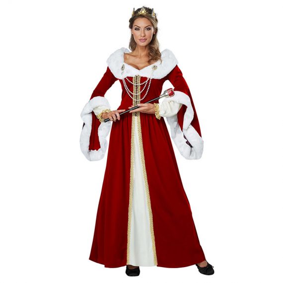 Queen And King Cosplay Suit Couples Halloween Costumes