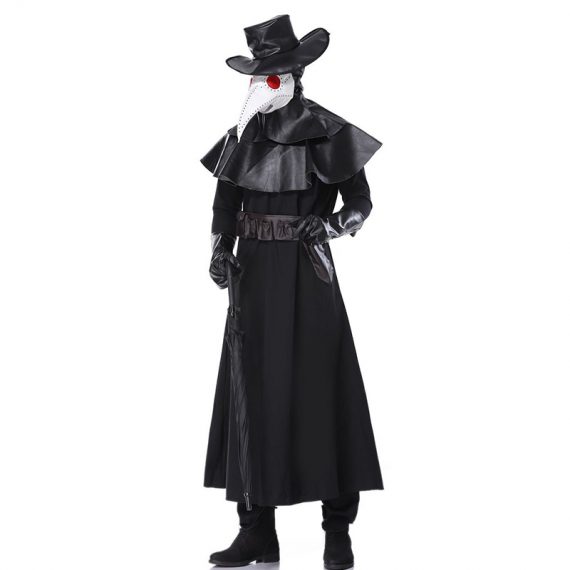 Adult Plague Doctor Cosplay Couples Halloween Costume