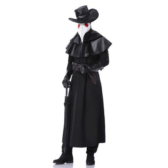 Adult Plague Doctor Cosplay Couples Halloween Costume
