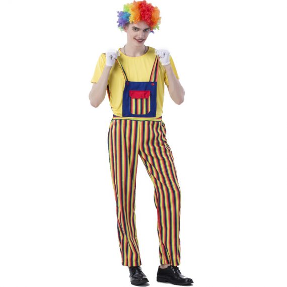Adult Couples Halloween Circus Clown Cosplay Costume
