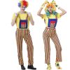 Adult Couples Halloween Circus Clown Cosplay Costume