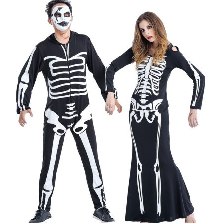 Halloween Skeleton Costume Adult Couple Costume