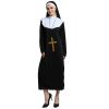 Couples Halloween Cosplay Outfit Nun And Priest Costume