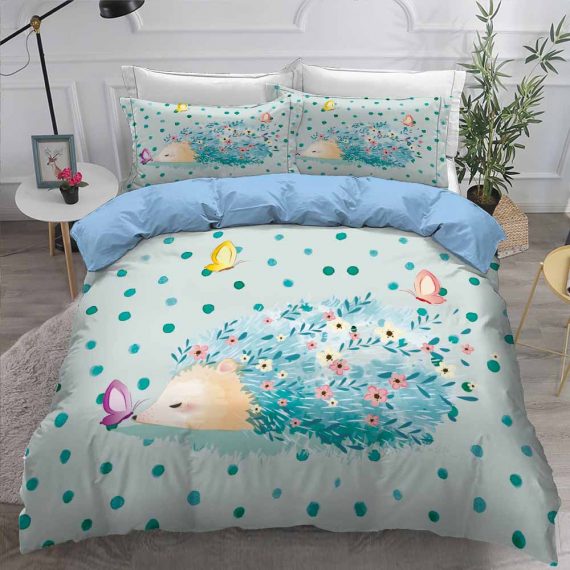 3D Style Animal Hedgehog Bedding Set