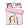 3D Animal Duvet Cover Hedgehog Bedding Set