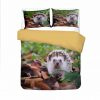3D Animal Duvet Cover Hedgehog Bedding Set