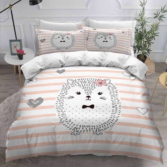 Hedgehog Bedding Set 3D Style Animal Duvet Cover