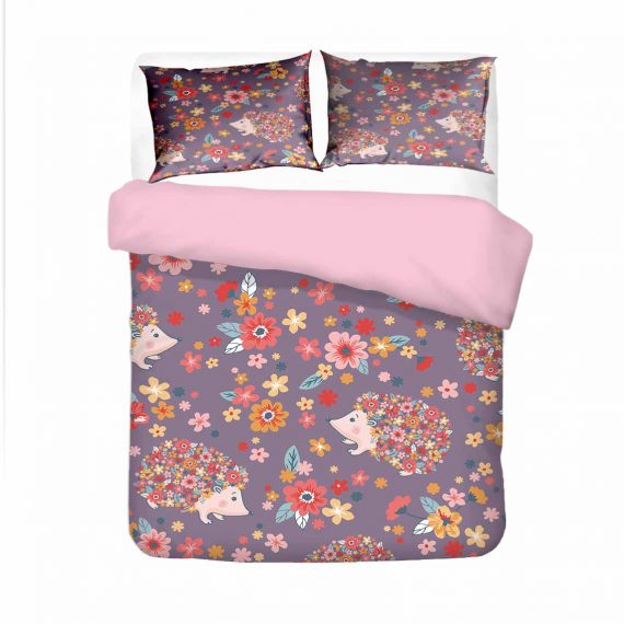 Hedgehog Bedding Set 3D Style Animal Duvet Cover