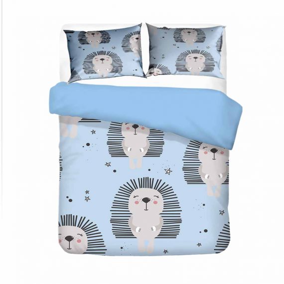 Animal Hedgehog Printing Bedding Set 3D Style