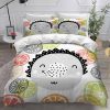 Hedgehog Duvet Cover 3D Animal Bedding Set