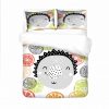 Hedgehog Duvet Cover 3D Animal Bedding Set