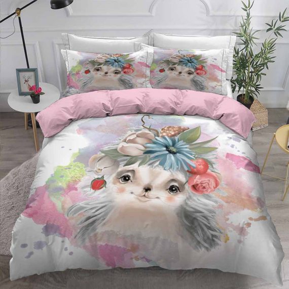 Hedgehog Duvet Cover 3D Animal Bedding Set