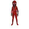 Crimson Cowl Suit PS5 Spiderman Costume Kids Cosplay Jumpsuit
