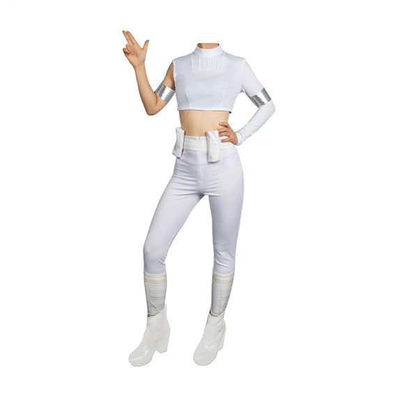 Female Halloween Cosplay Tights Suit Padme Costume